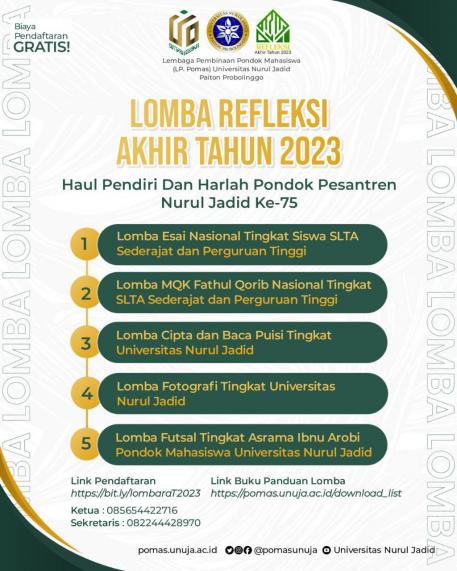 sambut-harlah-ponpes-nurul-jadid-ke-75-pomas-unuja-gelar-lomba-tingkat-nasional-dan-lokal